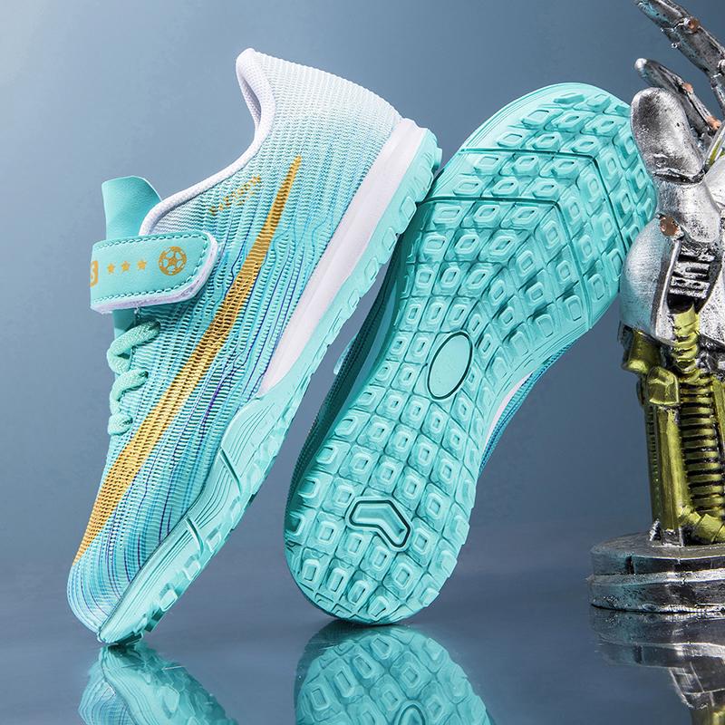 Zapatillas de Fútbol Infantiles Bajas de Caucho Antideslizante para Entrenamiento