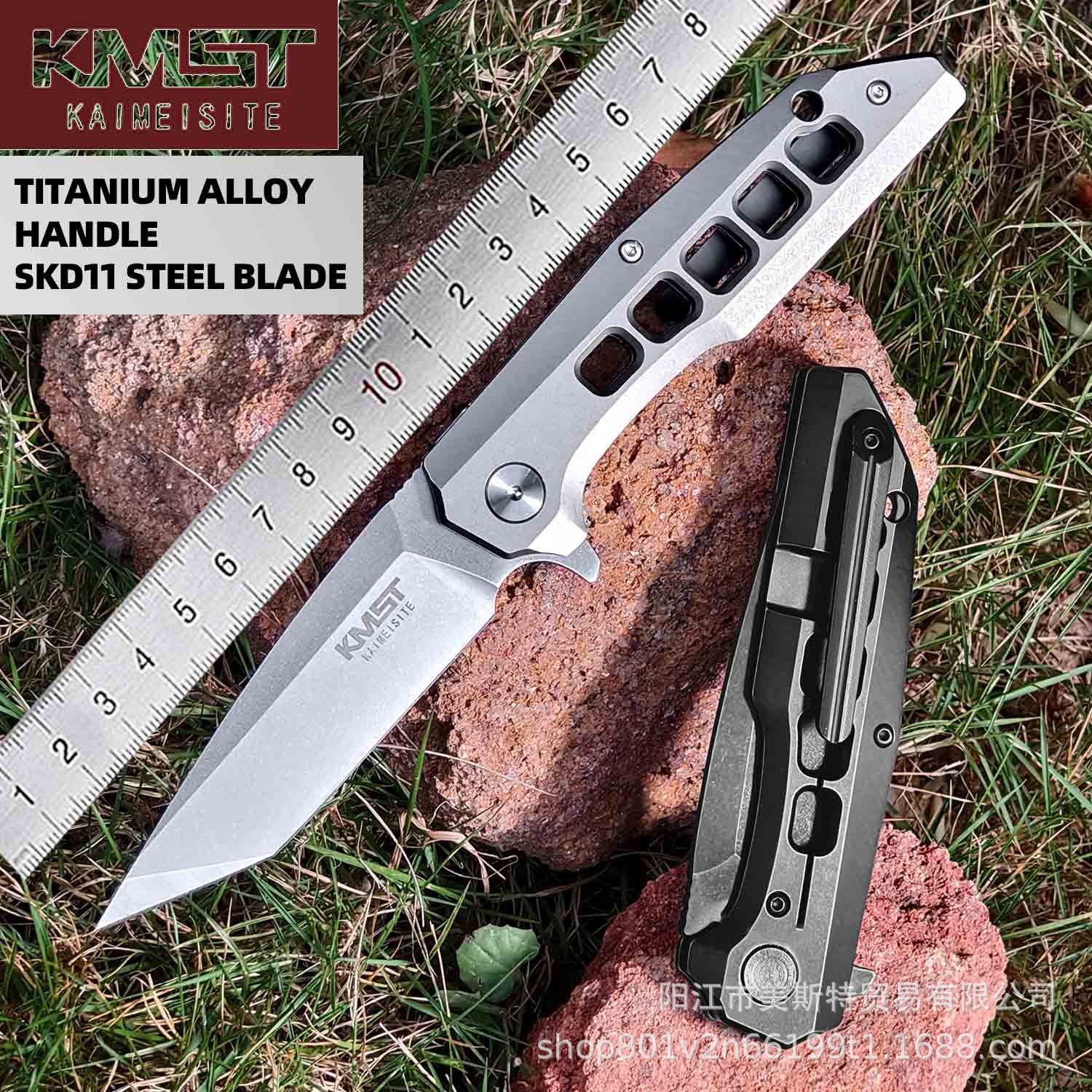 新款出口品质折叠刀野外生存求生刀户外露营便携式小折刀口袋刀