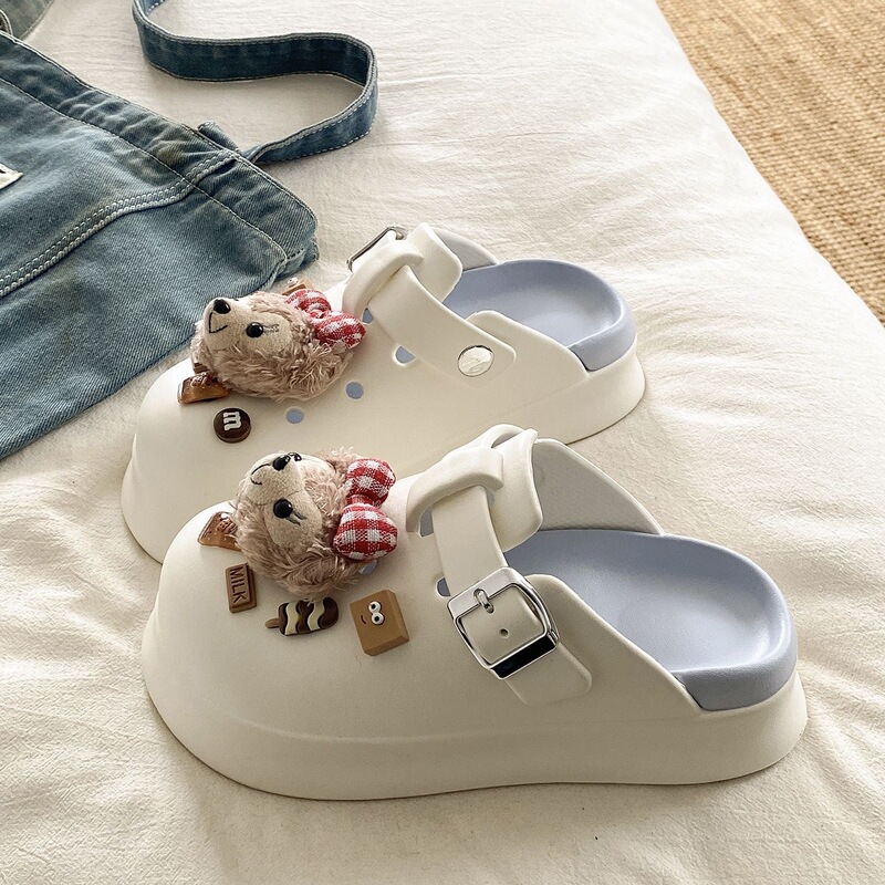 2026 New Style Beach Outdoor Parent-Child Children's Comfortable Clogs for Girls, Summer Outdoor Non-Slip Thick-Soled Slippers for Women