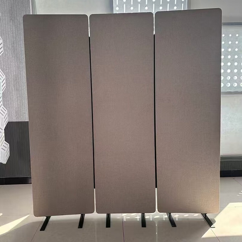 Movable Sound-Absorbing and Sound-Proofing Screens for Office Spaces and Cafes, Creative Noise-Reducing Privacy Partitions