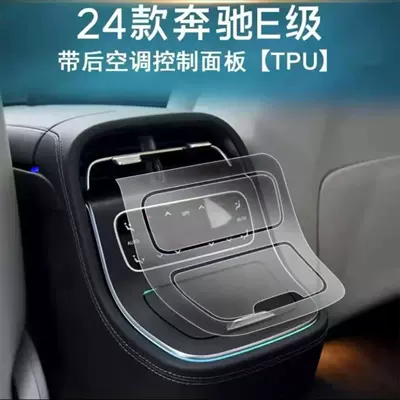 Car interior film Screen Protective Film, Dashboard Film - model-with-screen-rear-air-outlet-film