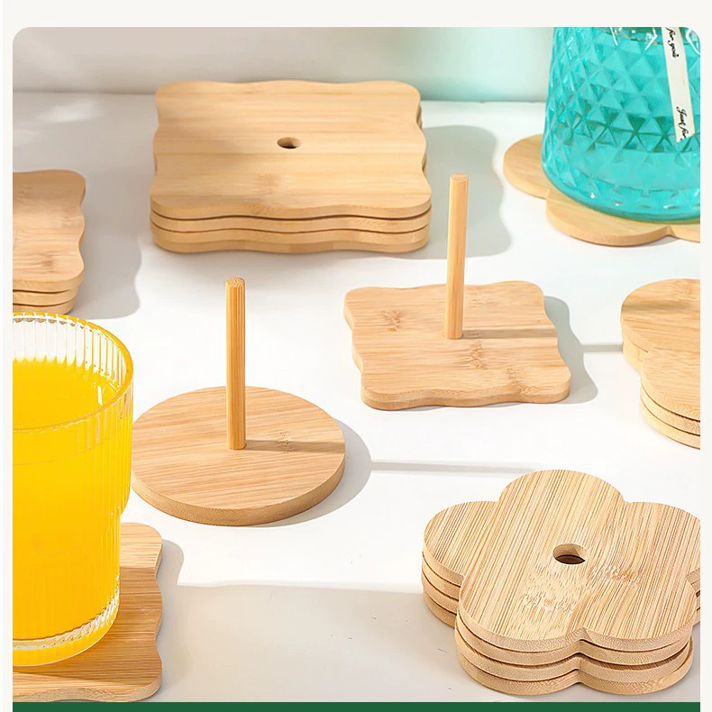 Цветочный коврик круглый теплоизоляционный коврик основание запеканки утолщенный термостойкий теппаньский коврик каменный стол