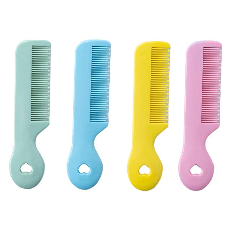 Material del bebé diente redondo Cuidado del pelo bebé peine recién nacido niños niña uno o dos años bebé peine