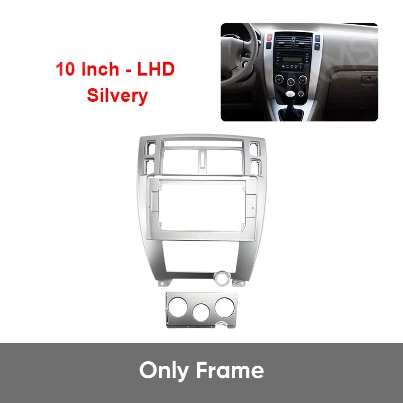 Suitable for 2006-2013 Hyundai Tucson Central Control Navigation Frame Android Frame Audio Panel Frame 10.1inch