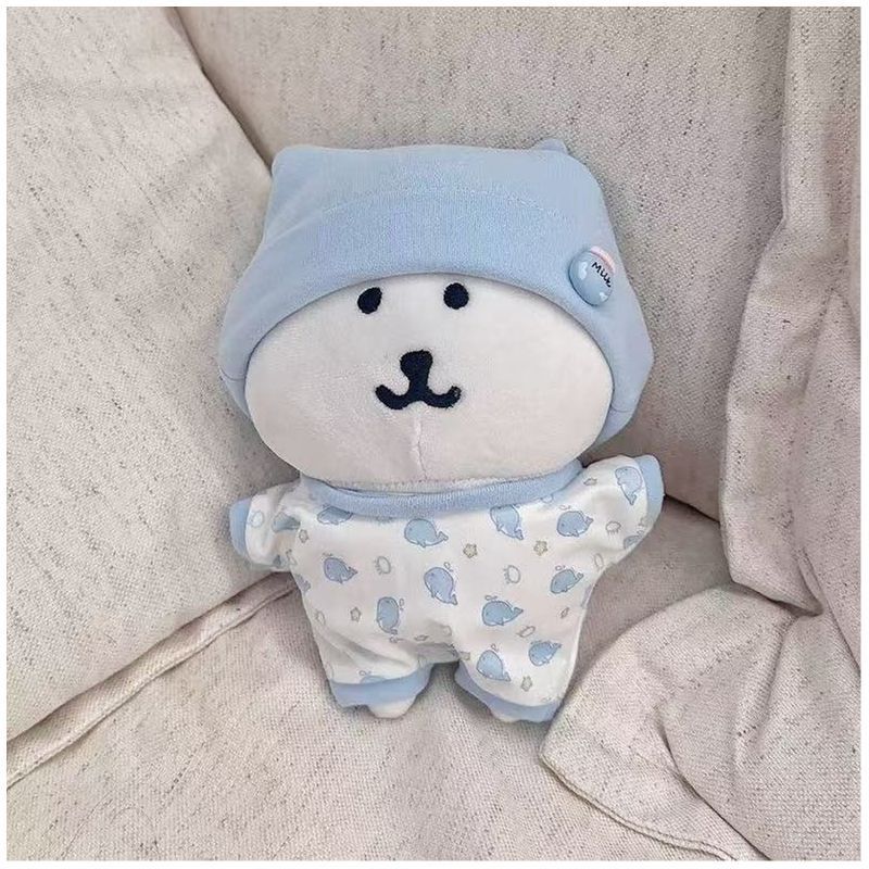 睡意萌萌系列爬爬服10cm13cm娃衣自嘲熊衣服无属性棉花娃娃配饰|undefined