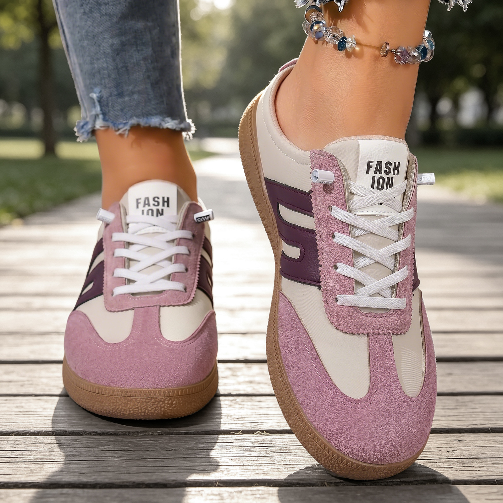 Zapatos de mujer de verano transfronterizos retrógrados de entrenamiento alemán medio arrastrar un pedazo de suela suave transpirable zapatos casuales muller estilo universal