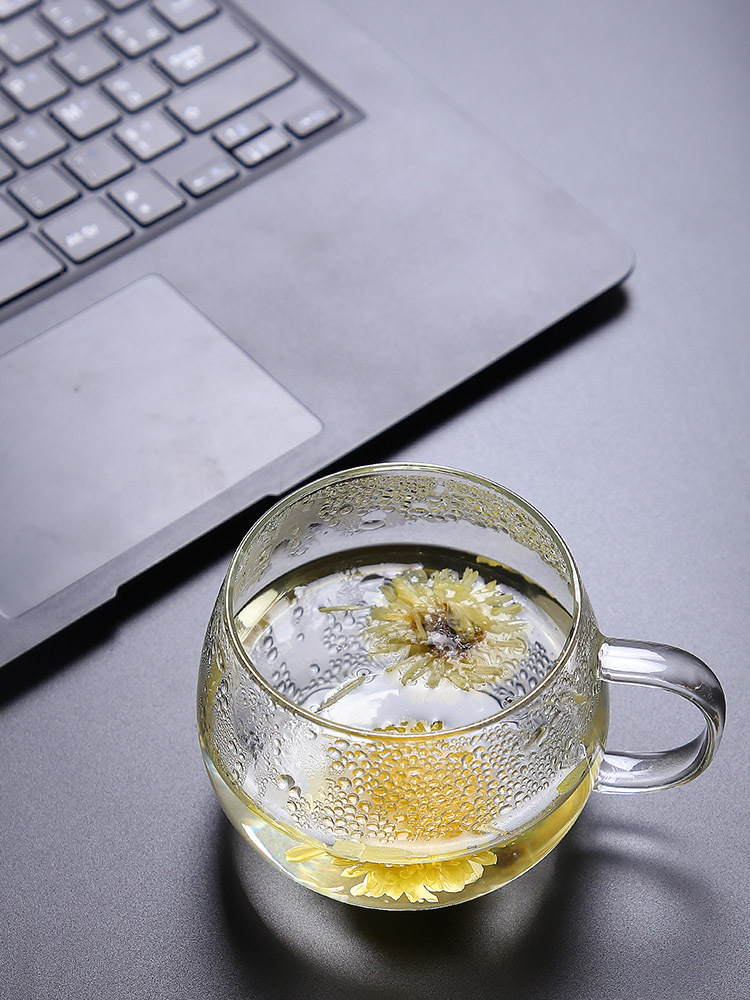 BB4C批發玻璃杯女耐熱防爆耐高溫家用透明水杯套裝茶杯辦公室