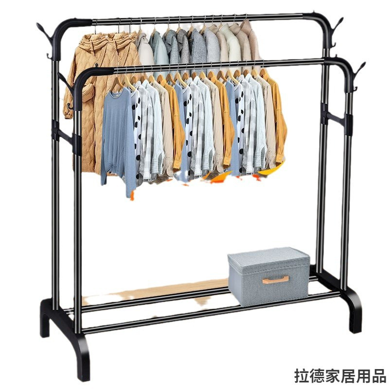 Nuevo tipo de percha de secado de ropa vertical de piso percha de sombrero de balcón doméstico almacenamiento interior percha de secado percha de ropa colgar percha de ropa dormitorio