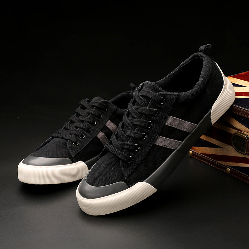 Glitzernde Low-Top-Canvas-Schuhe für Herren_voghion.com