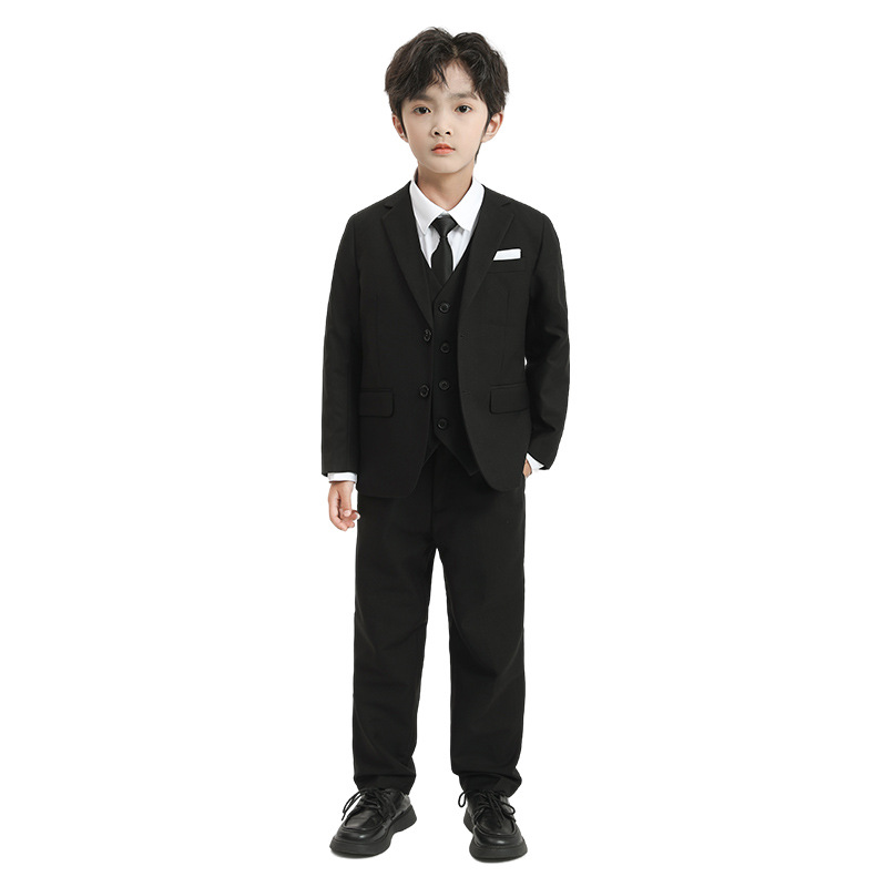 Festliche Kinderanzüge für Jungen, Outfits für Klavierauftritte im Frühling und Herbst, elegante Moderatorenkleidung, Blumenmädchenkleider für Hochzeiten_voghion.com