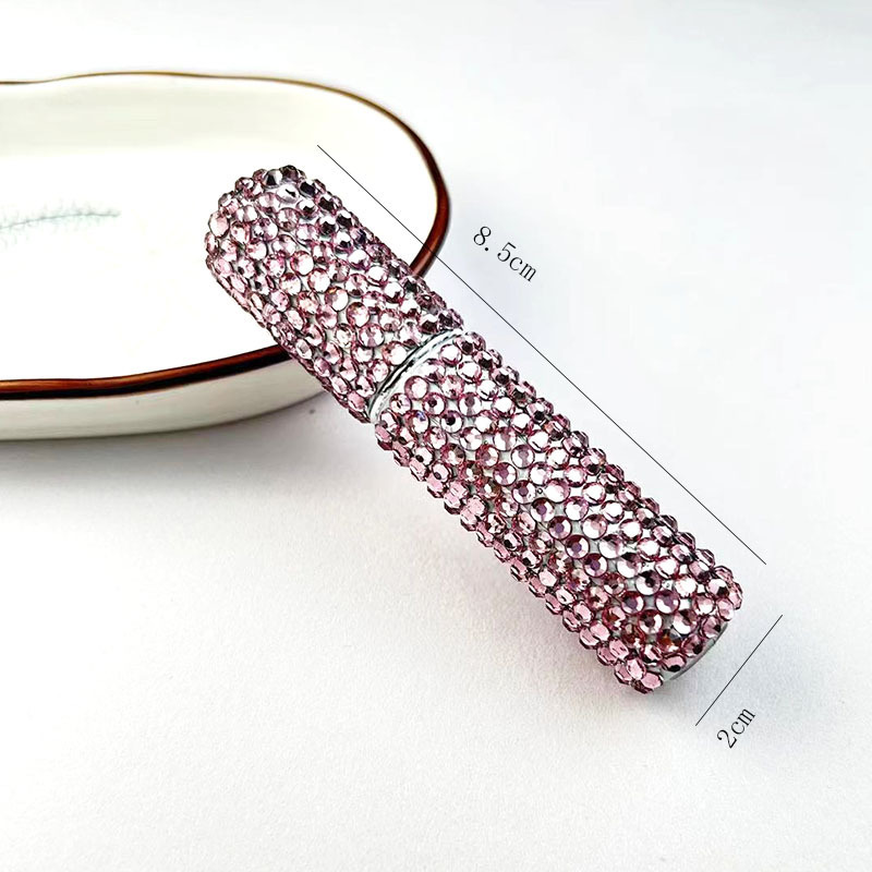 跨境热销5ml镶钻香水分装瓶底部充瓶子便携旅行分装瓶化妆喷雾瓶