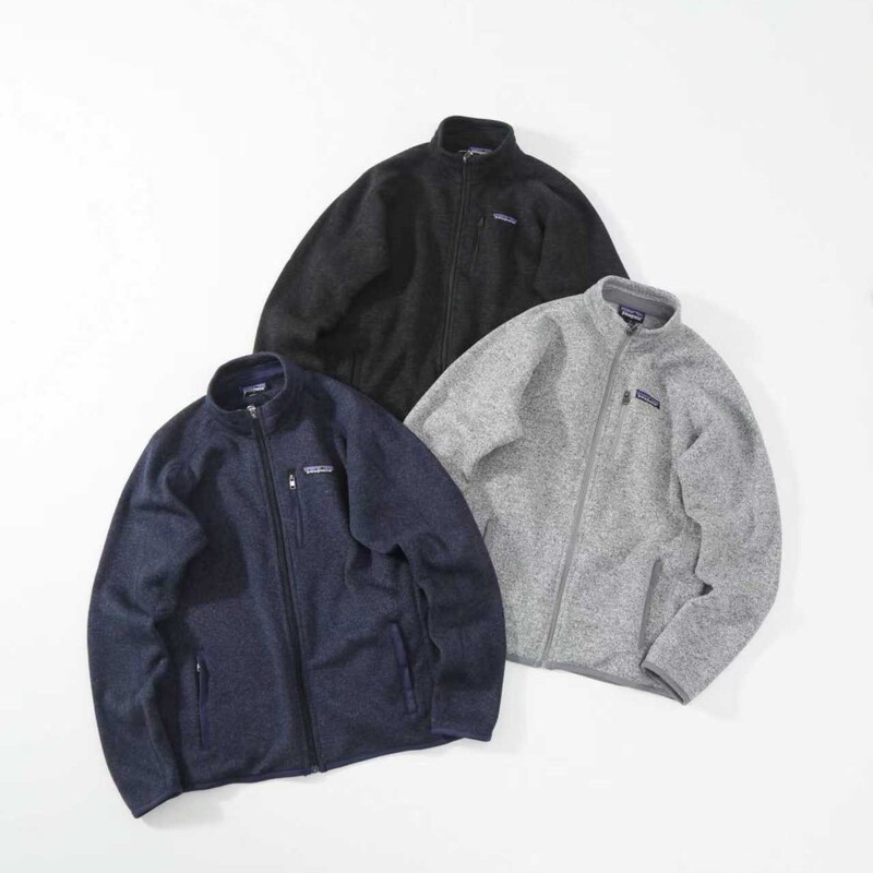 High-quality P@ta Better Sweater knitted solid color zip-up stand-up collar long-sleeve fleece jacket High-quality P@ta Better Sweater knitted solid color zip-up stand-up collar long-sleeve fleece jacket
