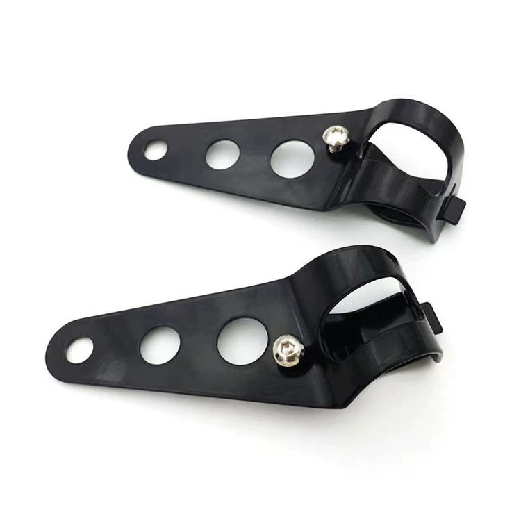 Tubing, shock-absorbing aluminum bracket, adjustable black support frame