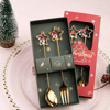 Spoon, Christmas set, dessert tableware, doll for elderly, Birthday gift