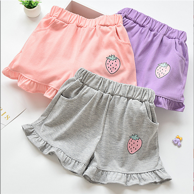 Girls' Shorts Summer 2024 New Lace Baby Joker 1-3-6 Baby Casual Outfit Foreign Style Wholesale