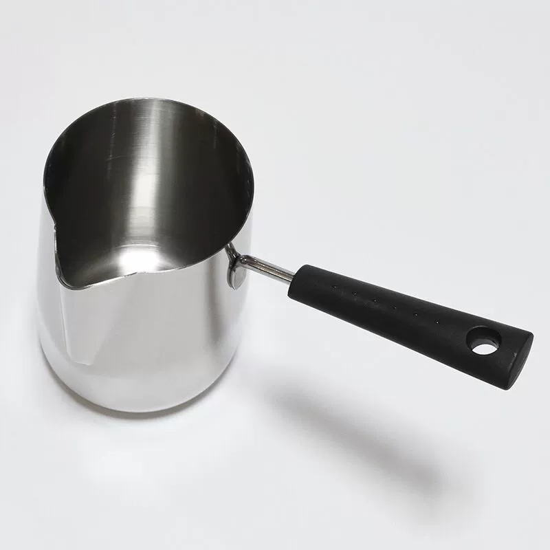 Handle stainless steel, candle, handmade, 350 ml