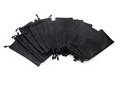 Sunglasses Case Fabric Bag, Thick Sunglasses Black Convenient Bag, Factory Wholesale