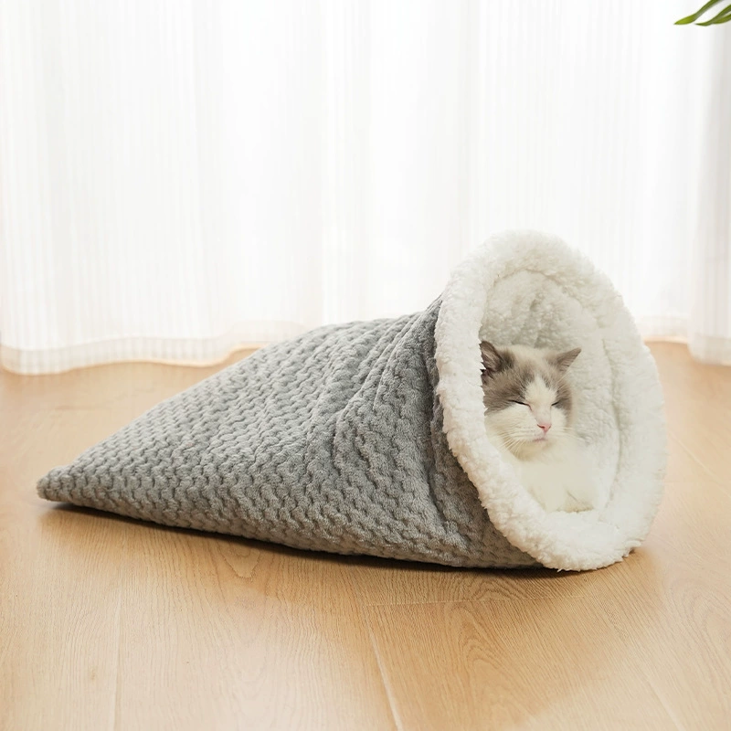 Кошачья нора и сумка для кошки, зимний теплый мешок для питомца, осенне-зимовая лежанка для собаки, универсальная кошачья нора для всех сезонов, закрытая кошачья нора для кошек и щенков