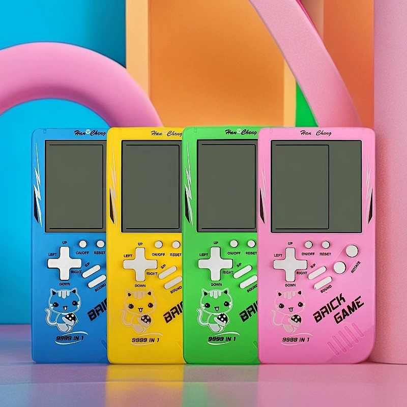Ручная игровая приставка (Hancheng HC-7080) ретро-кирпичная игра, экран 3,5", 49/9999 в 1