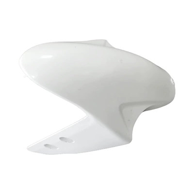 Large Surround Side Panels and — Motorcycle Fender - front-mudguard-white-embryo