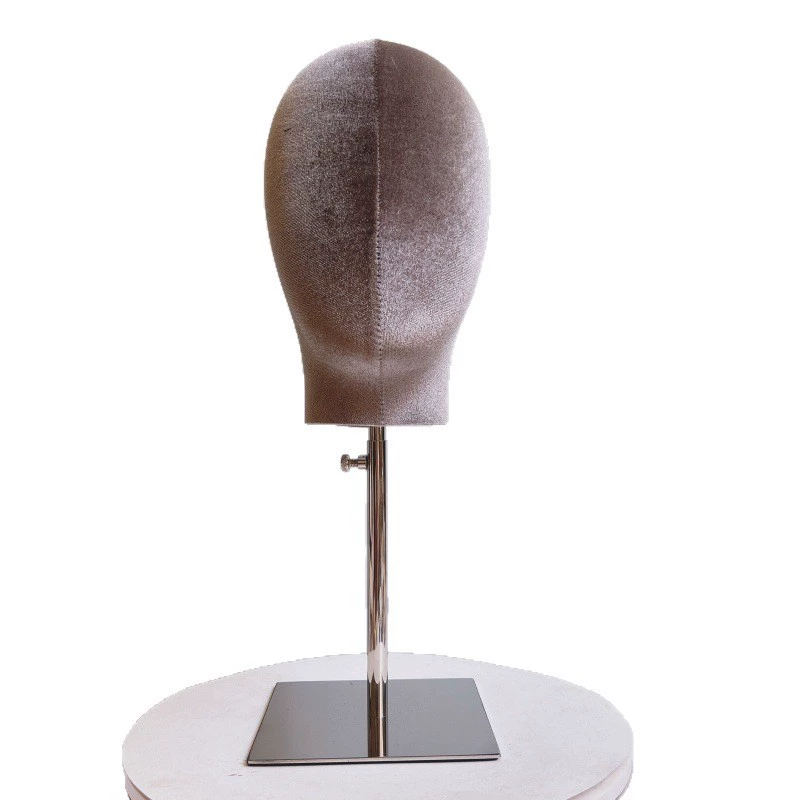Mannequin head stainless steel, adjustable removable constructor, wig, stand, new collection