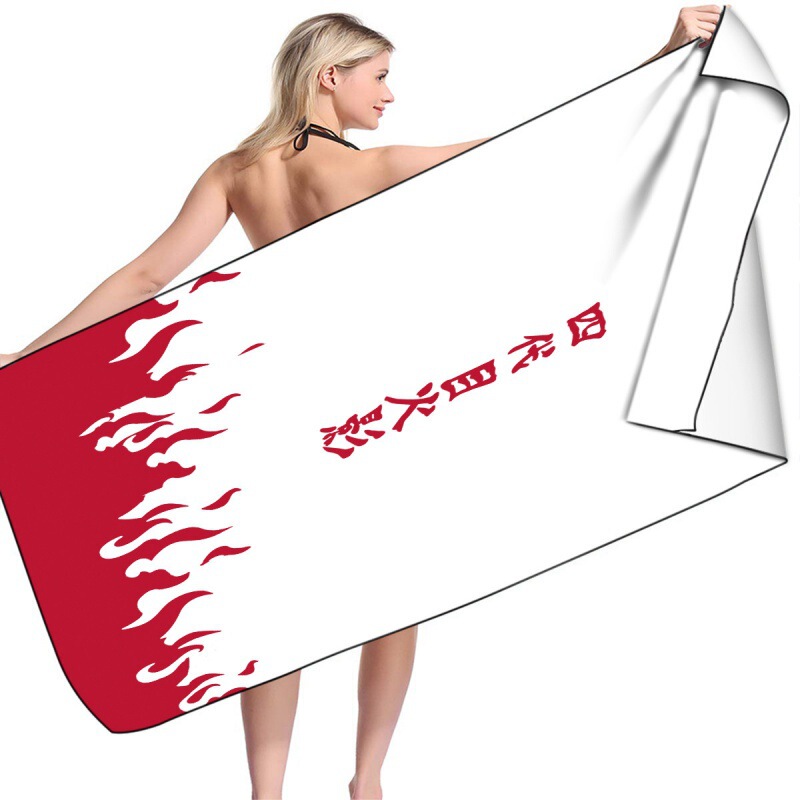 Foreign trade AliExpress fire shadow beach towel children's beach towel bath towel factory supply wholesale