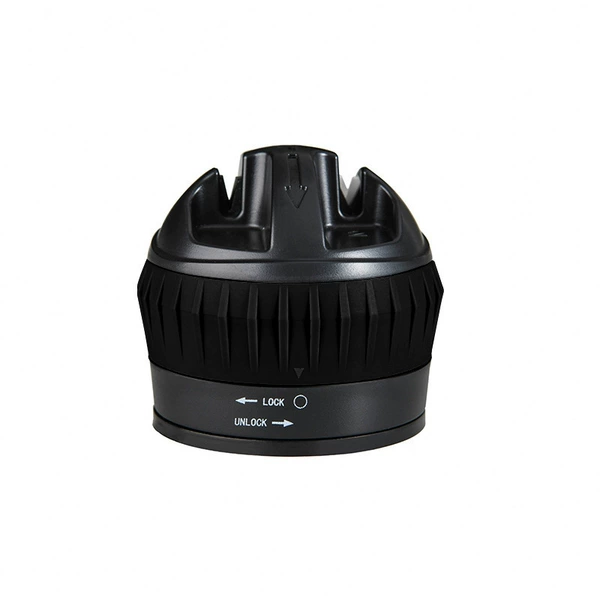Hemispherical suction cup double groove knife sharpener
