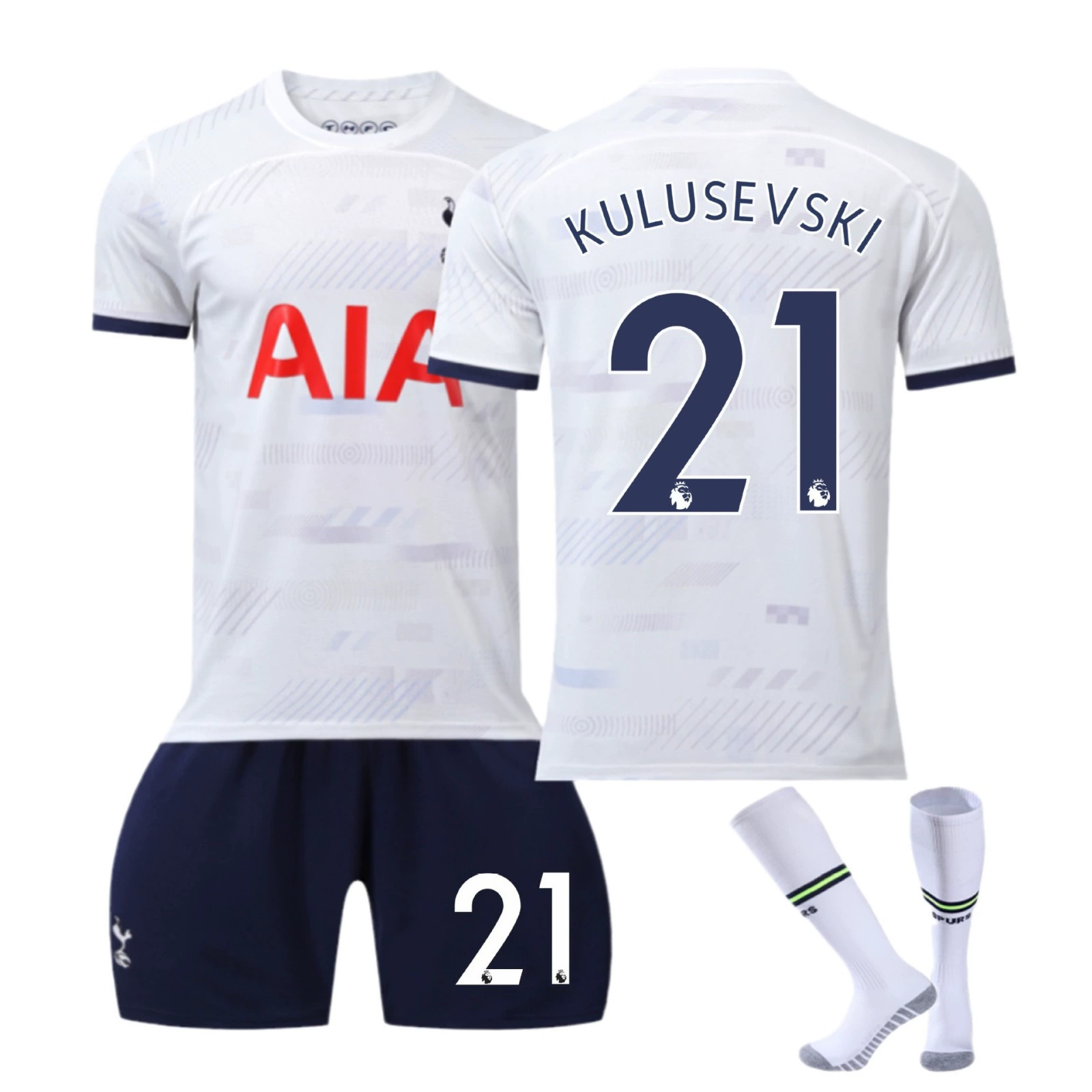 Джерси 2023-24 нового Tottenham Hotspur №10 Кейн №7 Сан Синчжан Джерси 9 Ричарссон №17 Ромеро