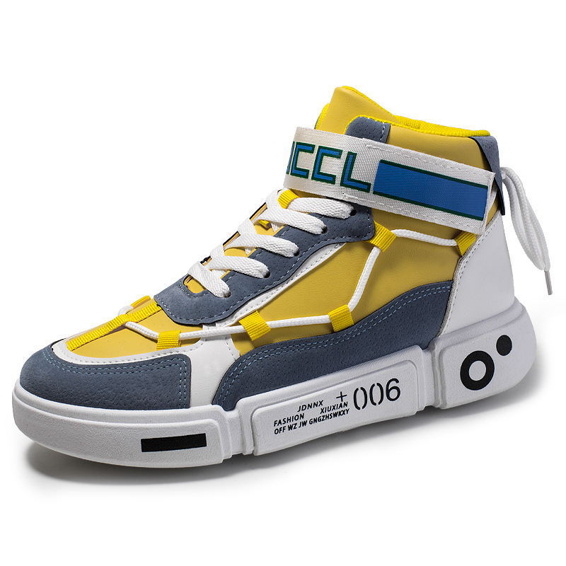 Hoge top herenschoenen zomer nieuwe casual sport Koreaanse versie trendy mode alle match heren groothandel_voghion.com