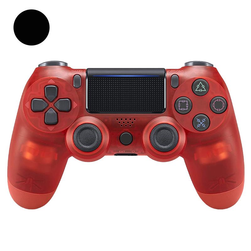 Control Inalámbrico Bluetooth P4 de ABS con Doble Motor de Vibración para Consola P4 y PC