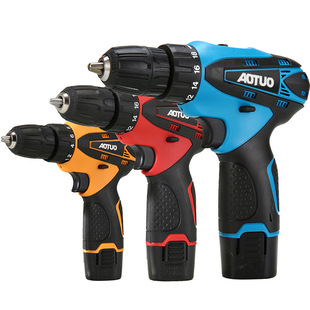 Cross-Border New Lithium electric drill 12v electric screwdriver driver driver driver machine charging drill electric tool hand electric drill package