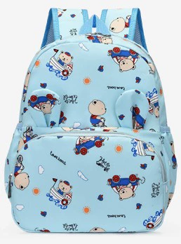 Blue, with little bears
