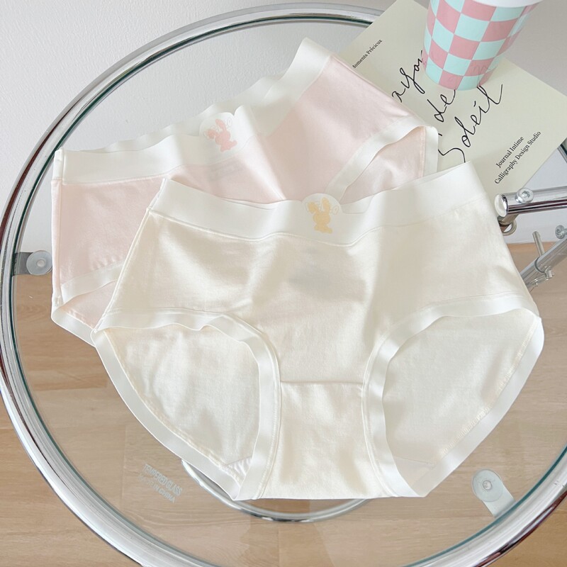 Autumn and winter new cotton crotch cute girl underwear women's antibacterial seamless breathable waist ladies briefs wholesale