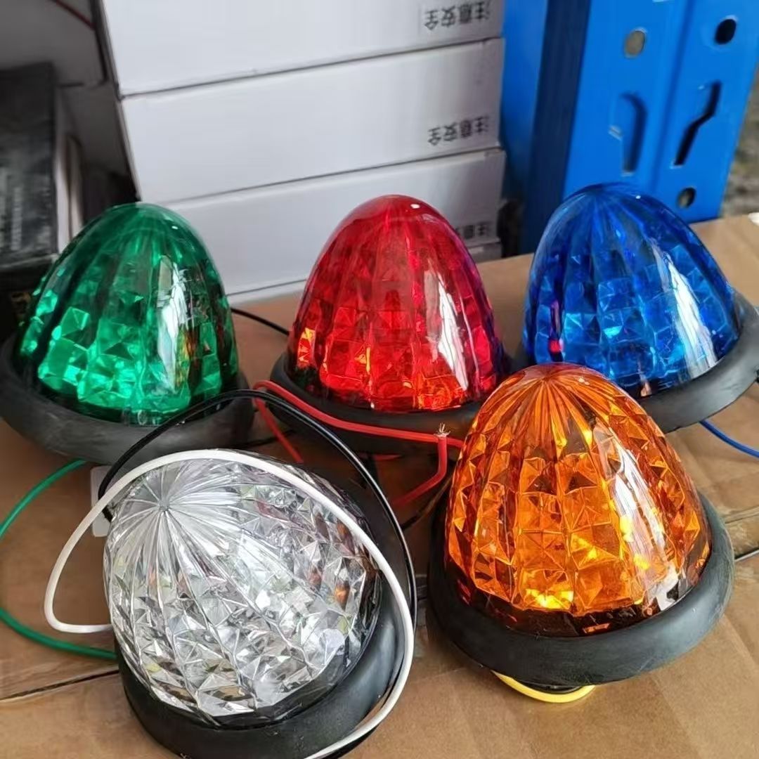 24V bullet lamp truck side light multicolored height display wide roof light warning light container compartment light nest head