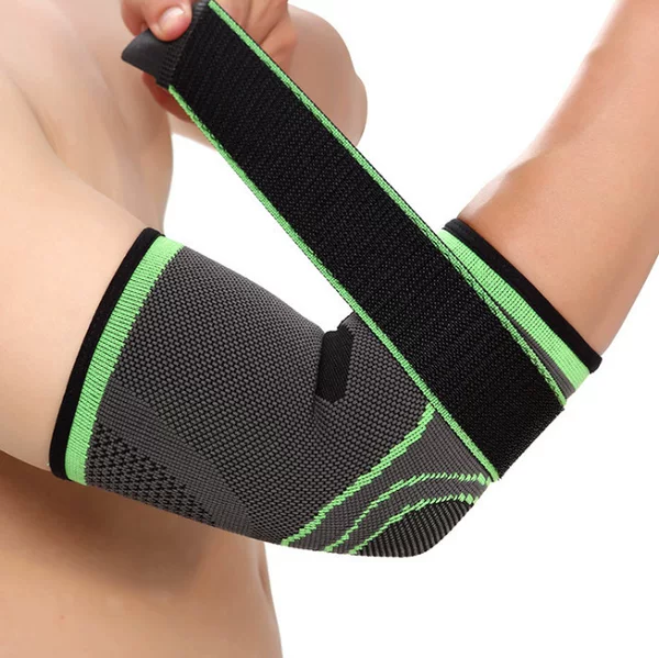 Factory Direct Supply Sports Straps, Pressurized Elbow Pads, Arm Guards, Basketball Protective Gear, Breathable and Sweat-wicking Sports Knitted Protective Gear Wholesale