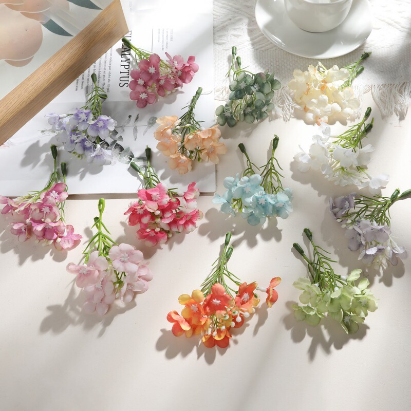 L 4 Artificial Flower Small Flower DIY Hairpin Flower Hydrangea Hair Accessory Fake Flower Small Bouquet Forest Style Flowers L 4 Artificial Flower Small Flower DIY Hairpin Flower Hydrangea Hair Accessory Fake Flower Small Bouquet Forest Style Flowers