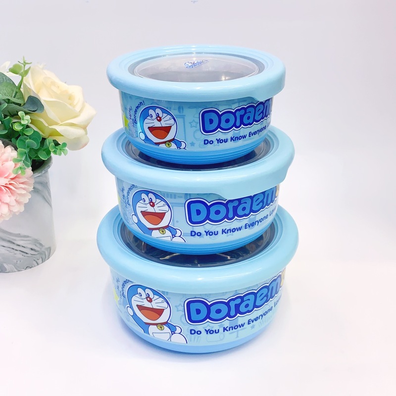 ステンレス子供円形ランチボックス漏れ防止弁当箱日本式アニメ食器卸売り密封冷蔵庫保存箱|undefined