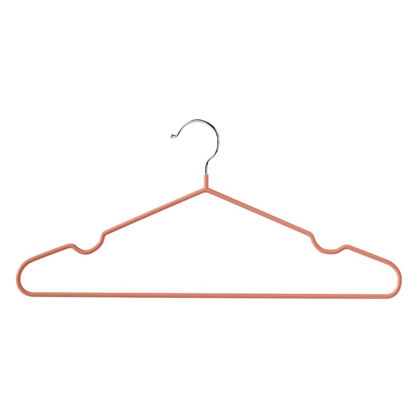 Perchas Plastificadas Antideslizantes de Plástico, Sin Marcas, Uso en Seco y Húmedo, para Ropa y Pantalones