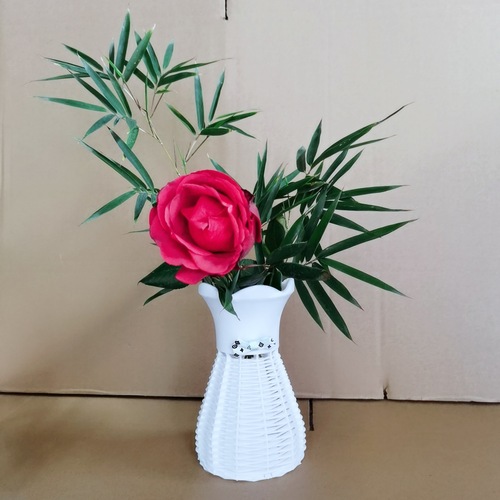 Living room flower arrangement container ornaments imitation ceramic plastic vase imitation flower arrangement desktop flower pot starry dry vase