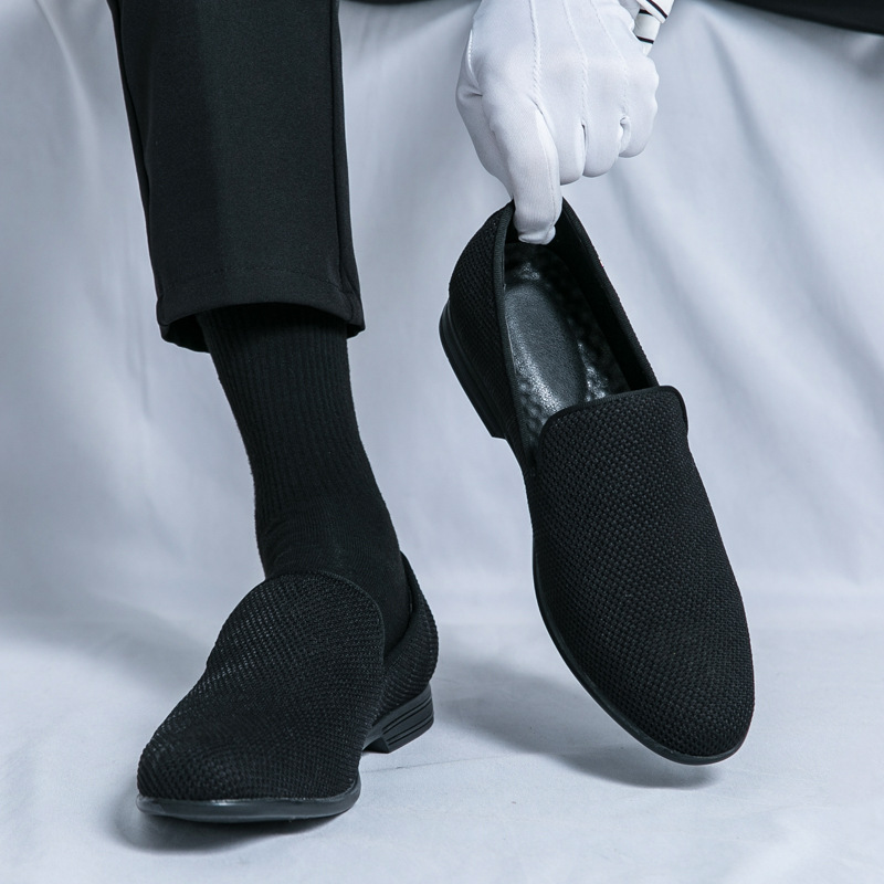 Zapatos Lofu simples y transpirables para hombres de talla grande transfronterizos 2024 primavera y otoño nuevos zapatos Lofu casuales de negocios para hombres