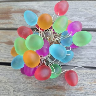 Led Copper Wire String Lights Easter Eggs 33Aa with 12 Function Remote Control Holiday Decoration