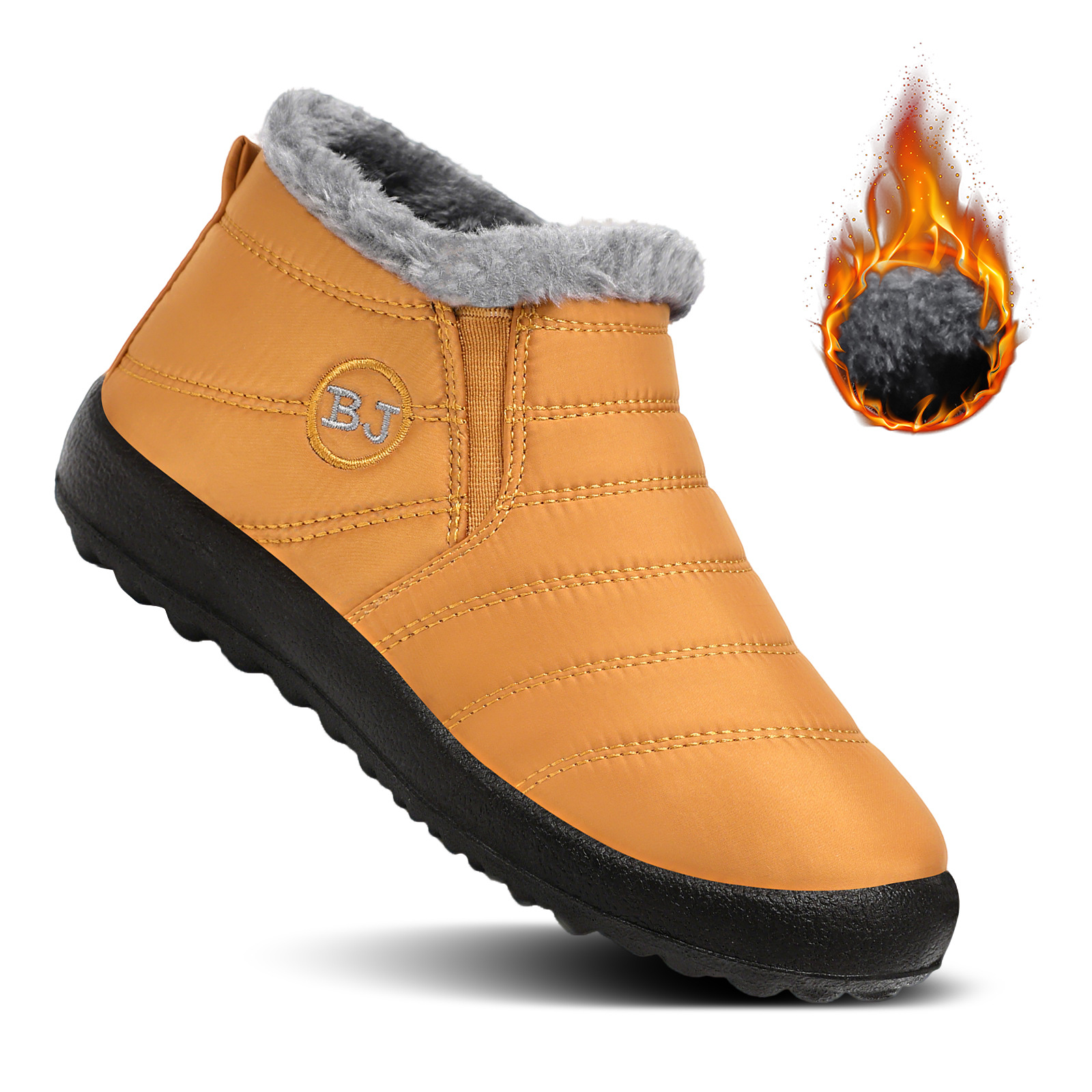 Zapatos de algodón de mujer transfronterizos botas de nieve botas de poliuretano de tamaño grande botas de mujer con botas de algodón caliente y gruesas