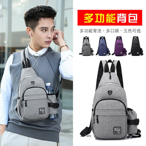 Nylon backpack for men and women