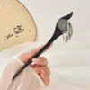 4# Round five-petal flower hairpin