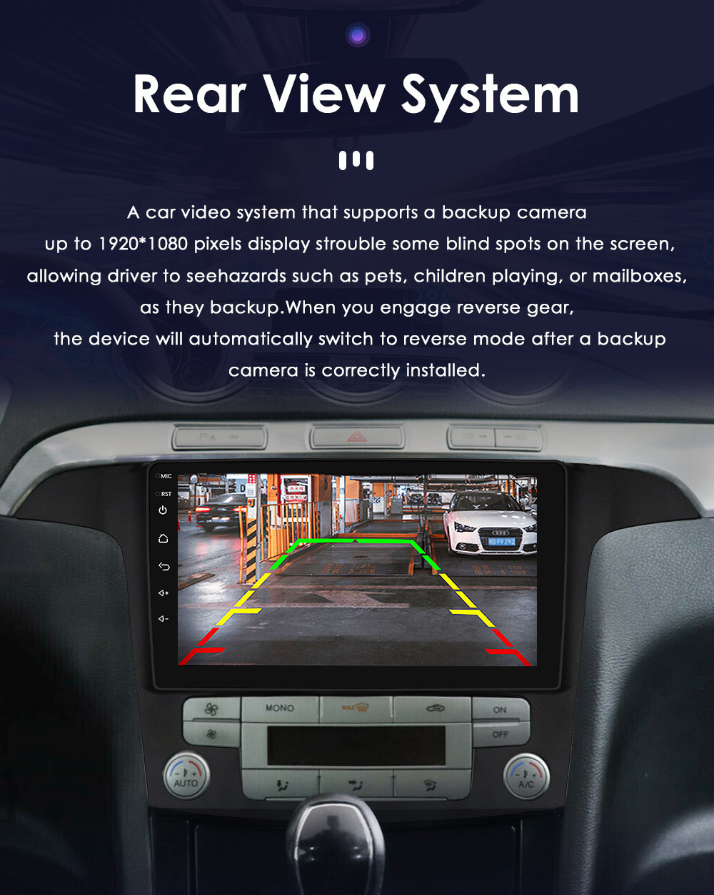 Suitable for FORD FORD S-Max 2007-2015 navigation large screen Android Smart GPS car Bluetooth