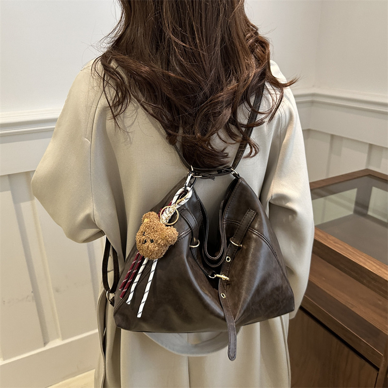 Damas Meirade bolsas de gran capacidad 2024 nuevo otoño invierno ocio versátil mochila de hombro para mujeres bolsas de viaje