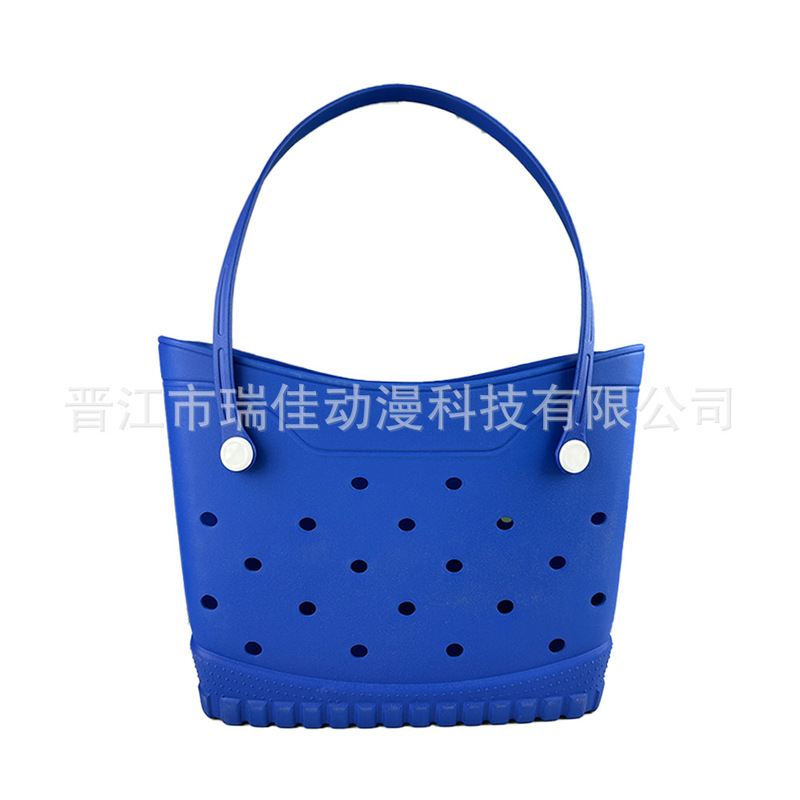 eva沙滩包欧美户外手提包可diy饰品配饰韩系大容量简约时尚洞洞包|undefined