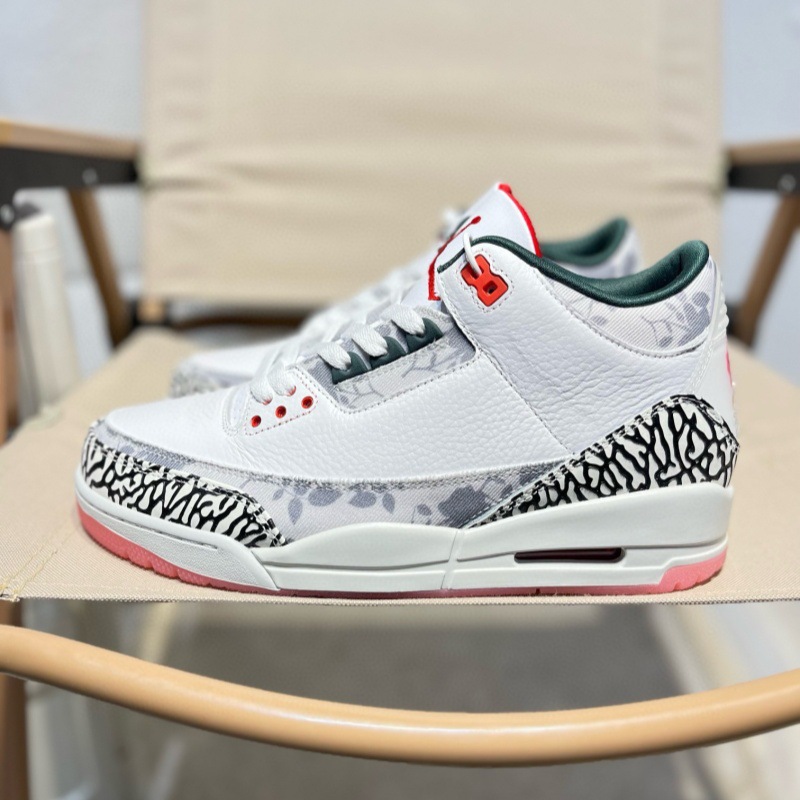 Zapatos de baloncesto transfronterizos aj3 Zhongbang retro zapatos casuales zapatos de baloncesto antideslizantes para hombres y mujeres zapatos de carrera transpirables image 15
