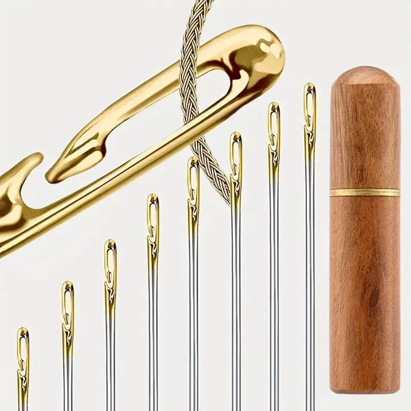 Швейная игла без нити для домашнего использования, специально для пожилых людей, слепых, а также для шитья одеял и одежды без необходимости ручного шитья.