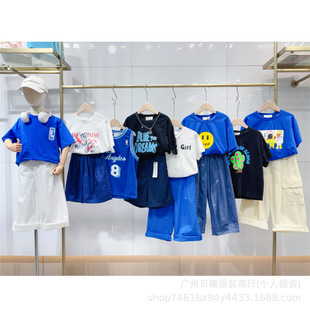 Macedonia children's clothing wholesale children's clothing tail clear goods summer pick up children's clothing factory supply he stall supply